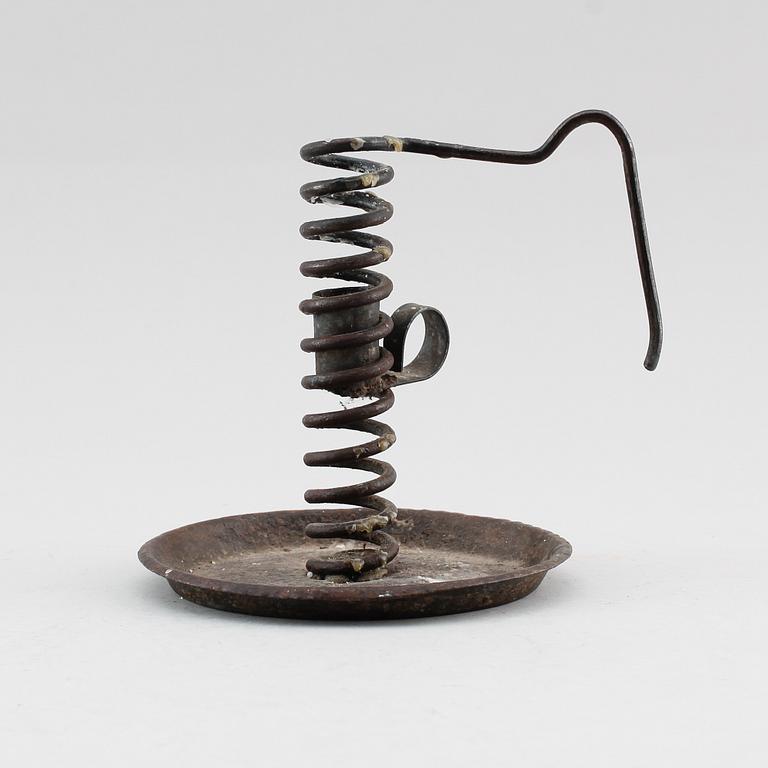 LJUSSTAKE, smide, 1700-tal.