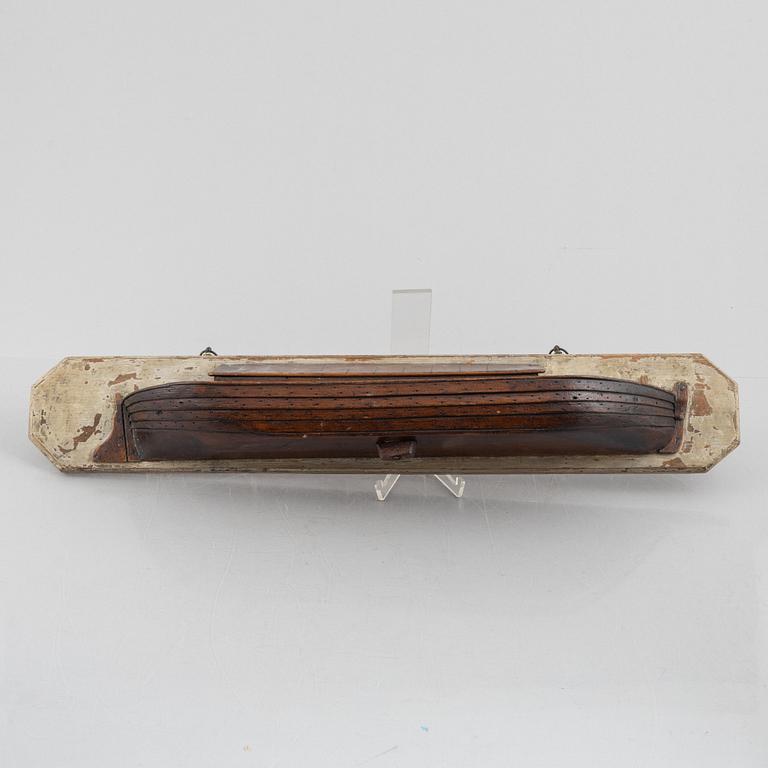 A boat model, first half of the 20th century.