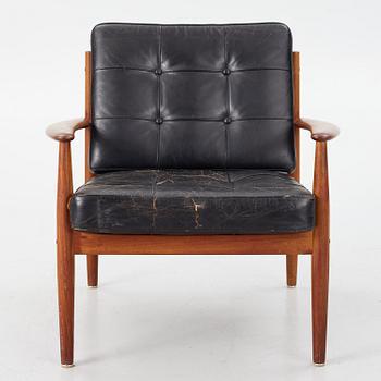Grete Jalk, an armchair, France & Son, Denmark.