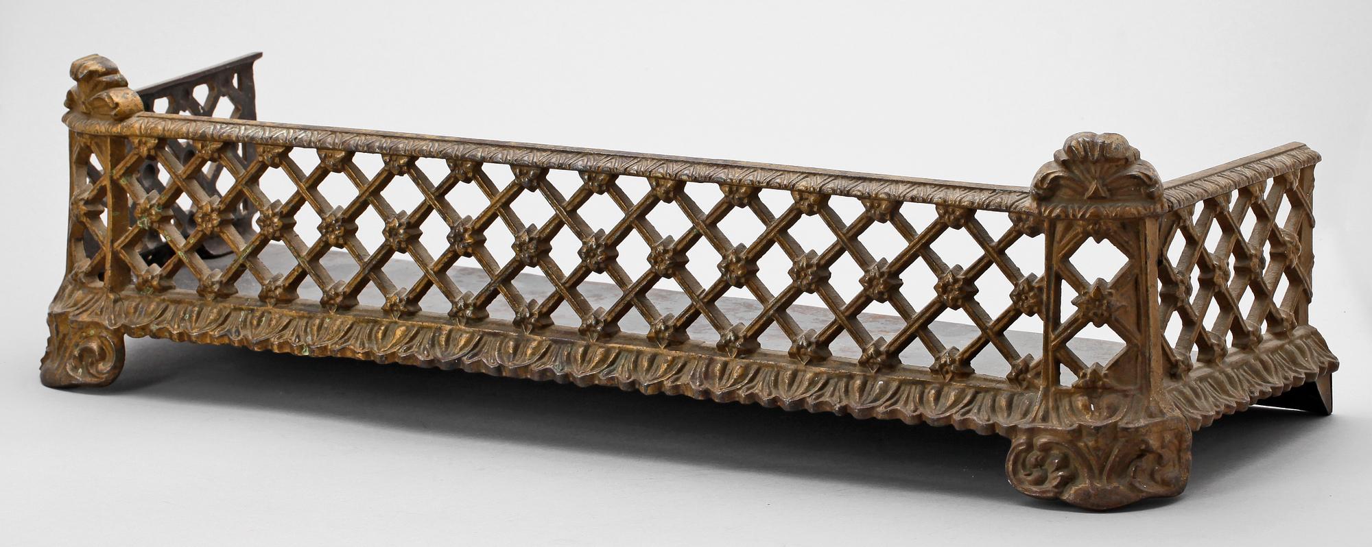 ELDSTADSSOCKEL, gjutjärn och plåt, 1800-talets slut.