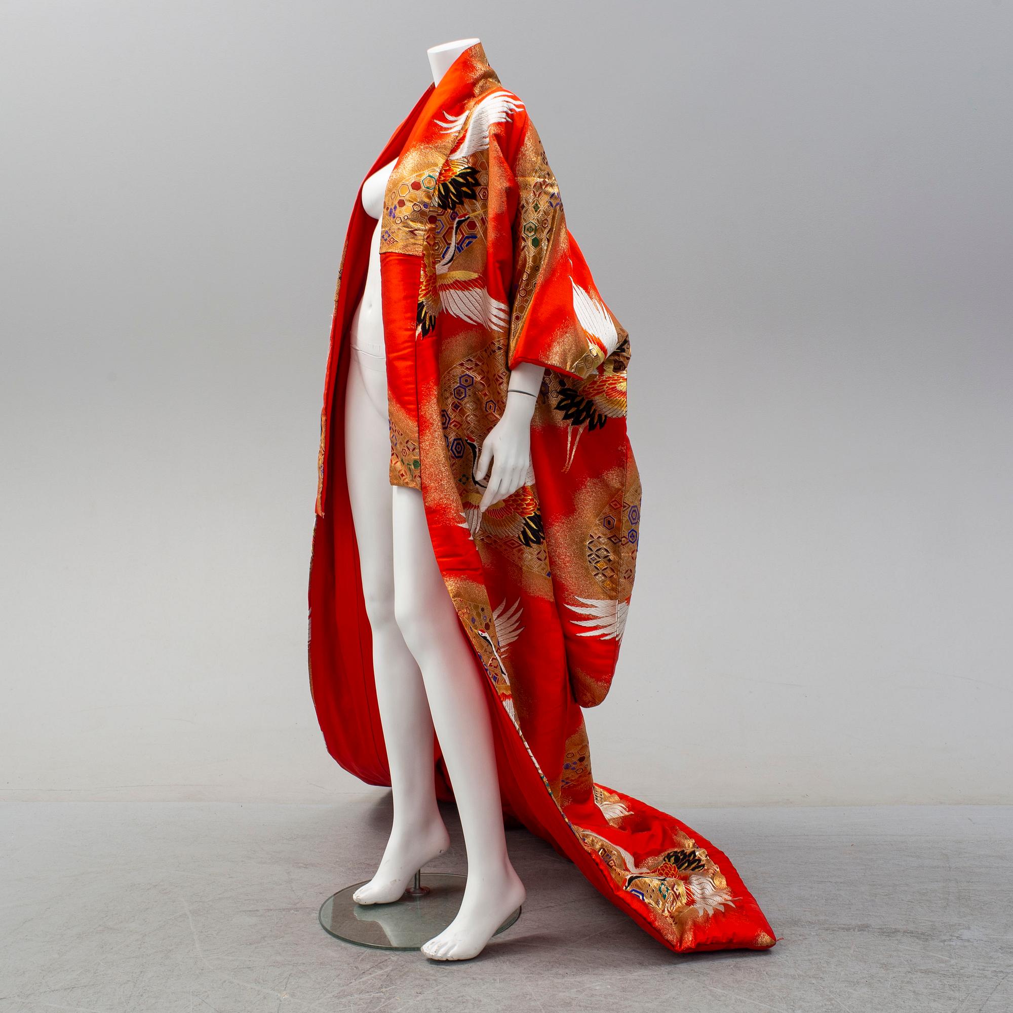 BRÖLLOPSKIMONO, Japan, 1900-tal.