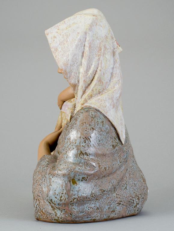 FIGURIN, stengods, Juana Devis, Lladro, Spanien, 1900-tal.