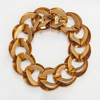 A 14K gold bracelet. Westerback, Helsinki 1965.