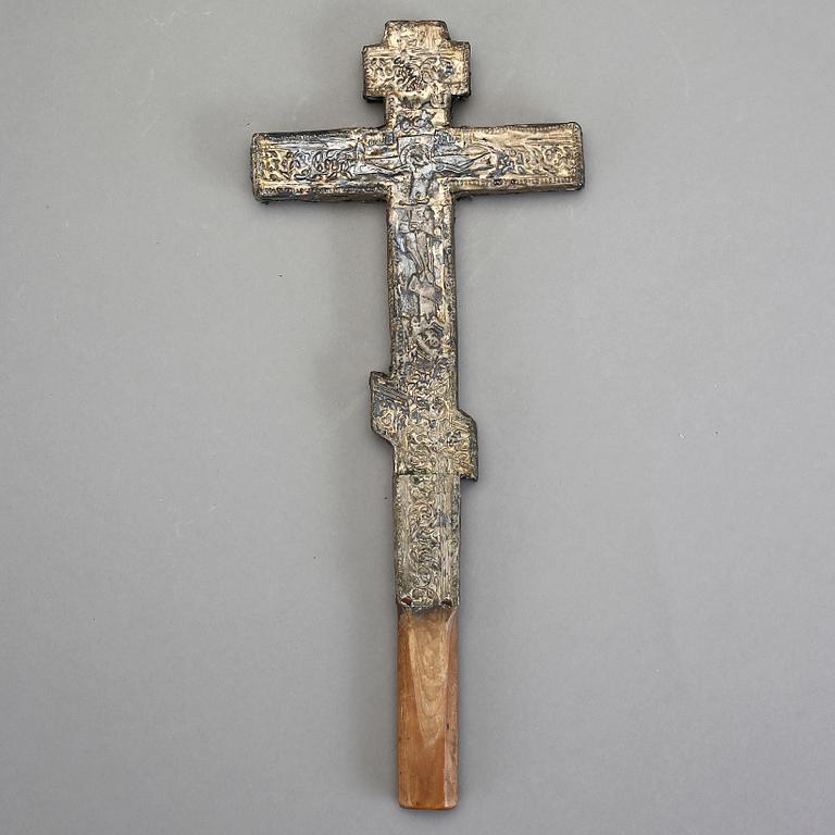 KRUCIFIX, troligen Ryssland, 1800-tal.