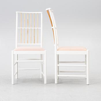 Josef Frank, chairs, 6 pcs, model B 2025, Svenskt Tenn, after 1985.