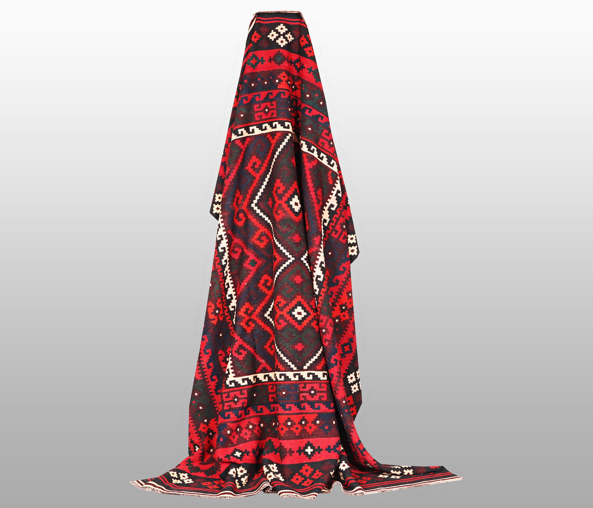 A carpet, Kilim, ca 287 x 255 cm.