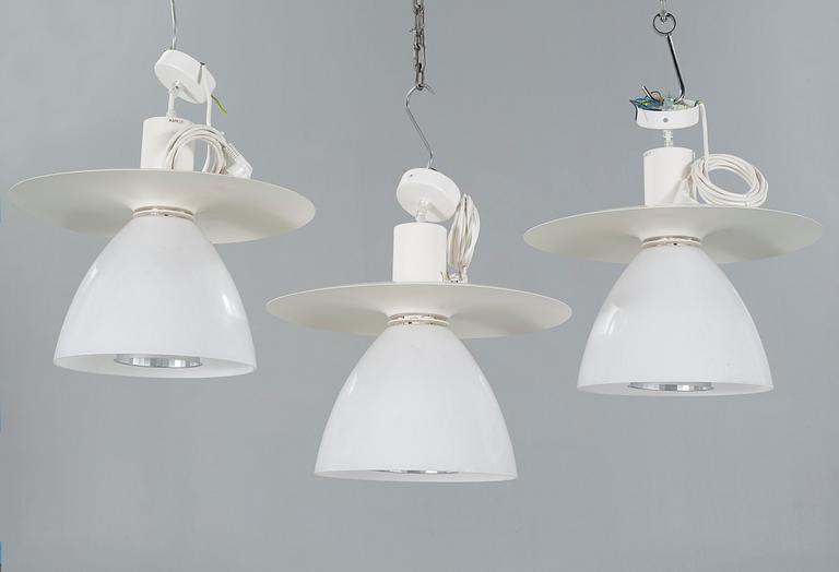 Three "Quickly 2292" ceiling lamps, designed by Peo Ström for Aspeqt.