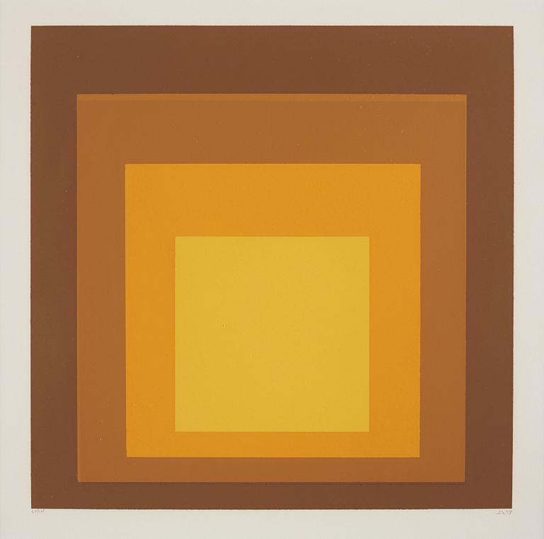 Josef Albers, Utan titel, ur: "Hommage au carré".