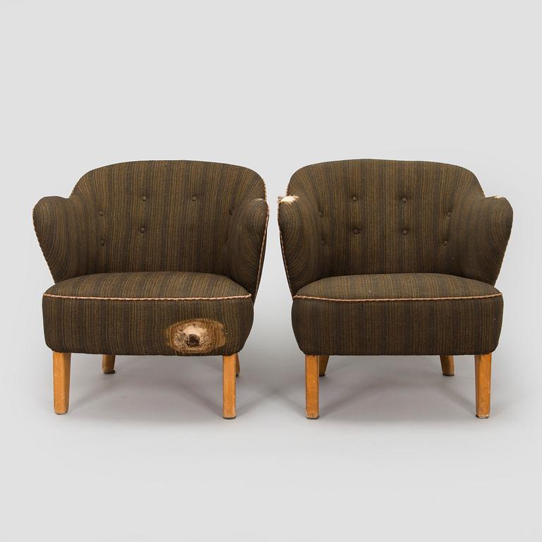 Flemming Lassen, nojatuolipari, valmistaja Asko 1952-1956.