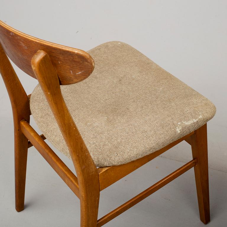 STOLAR, 4 stycken, Danmark, 1900-talets mitt.