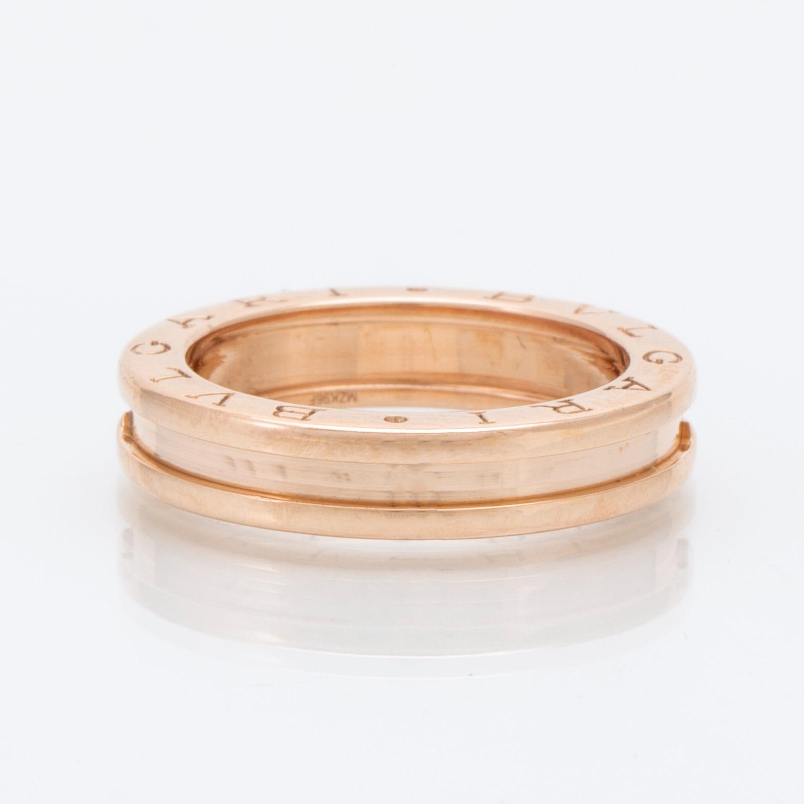 BVLGARI, ring B.zero1, 18K guld, storlek 55/17,5, 7,5 g.