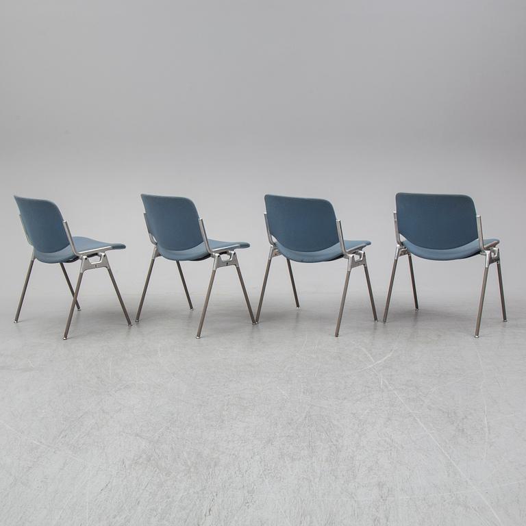 GIANCARLO PIRETTI, four chairs from Castelli, Italy.