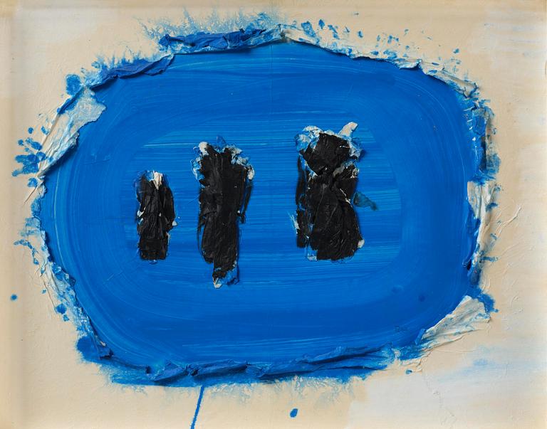 Rune Hagberg, Composition in blue.