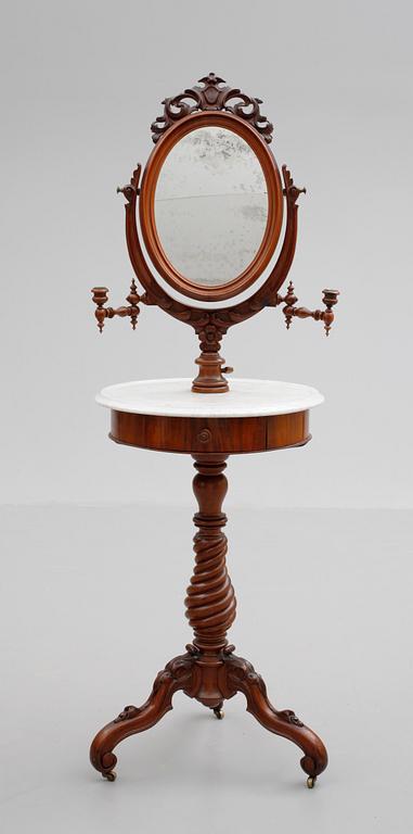 RAKSPEGEL PÅ FOT, nyrokoko, 1800-talets andra hälft.