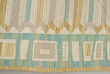Kerstin Ekengren, DRAPERIER, 1 par, slätvävda, ca 344 x 254,5 respektive 343,5 x 252 cm, designat av Kerstin Ekengren, 1950-tal.