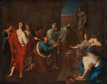 546. FRENCH ARTIST 18TH CENTURY, King Solomon Sacrificing to the Idols.