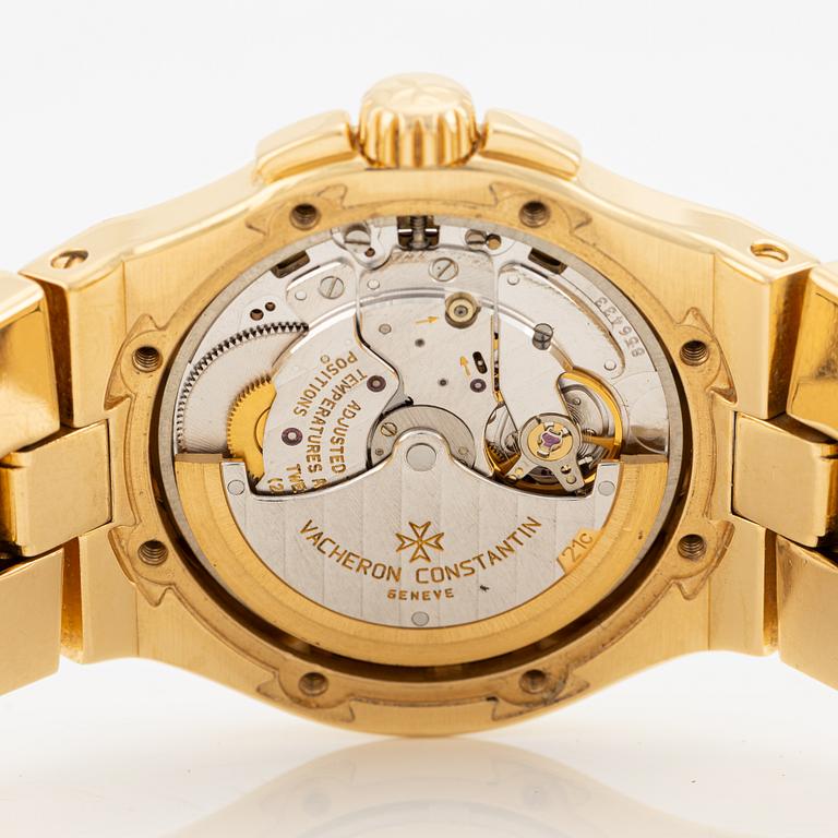 Vacheron Constantin, Overseas, "1st Generation Overseas", ca 1997. <b>Case size:</b> 35 mm
<b>Material:</b> 18K gold
<b>Movem...