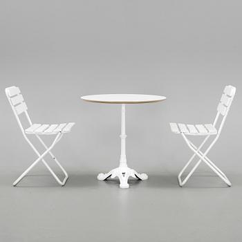 CAFÉBORD och STOLAR, 3 delar, 1900-tal.