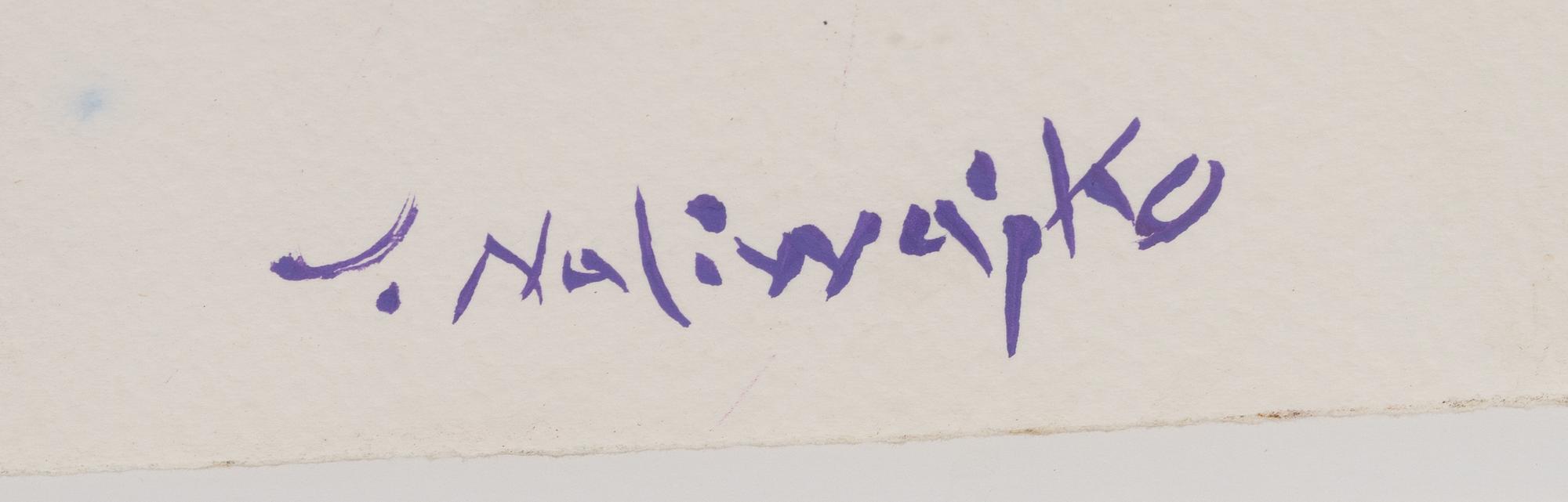 Jan Naliwajko, Komposition i blått.