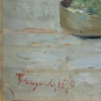 Carl Trägårdh, Pecking chickens.