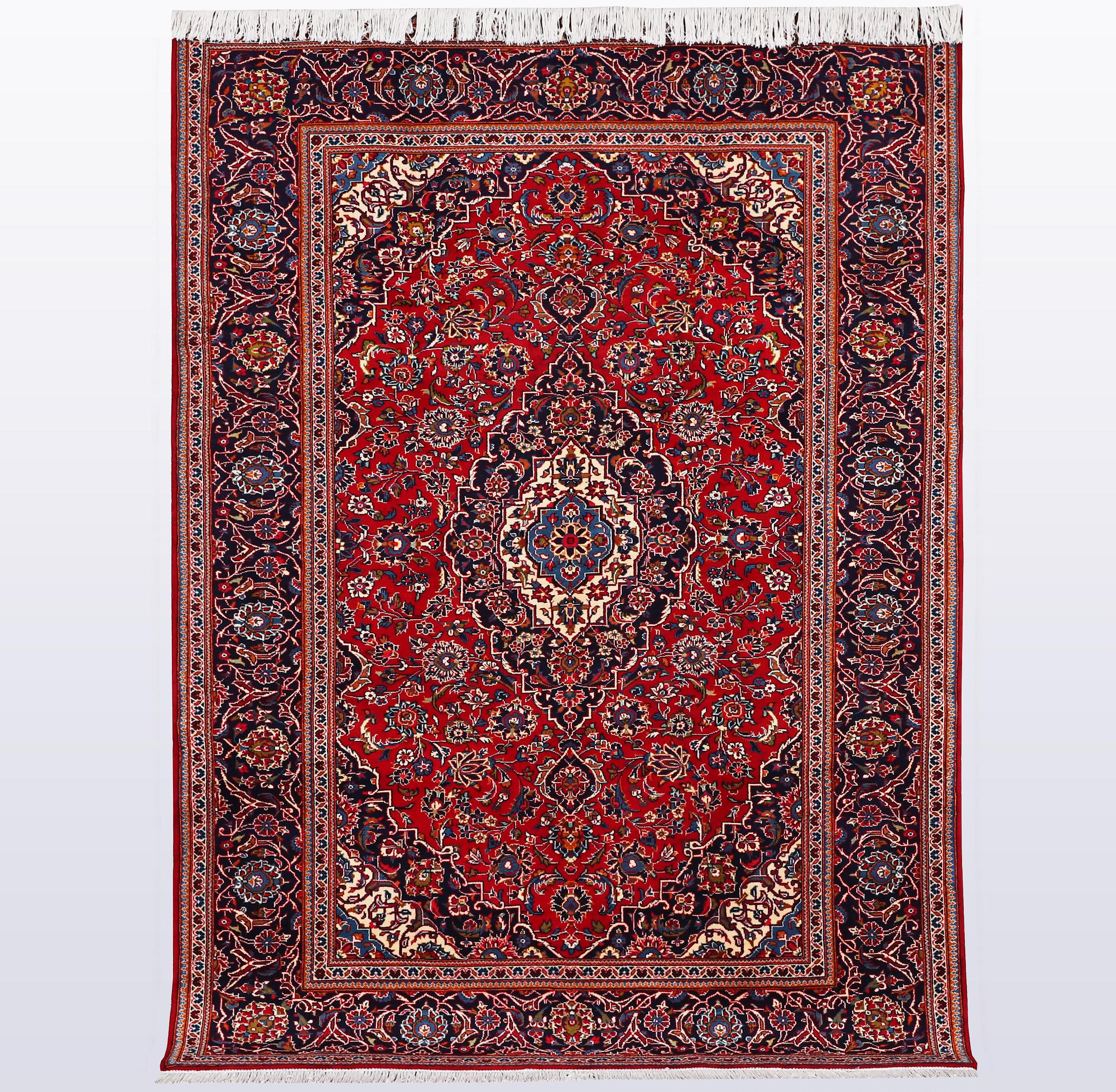 A carpet, Kashan, 308 x 202 cm.
