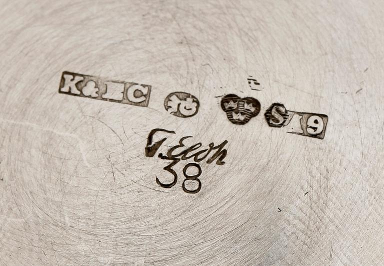 PARTI SILVER, 3 delar. 1900-tal.