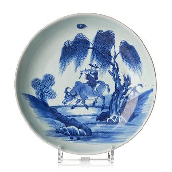 839. Fat, porslin. Qingdynastin, 1700-tal.
