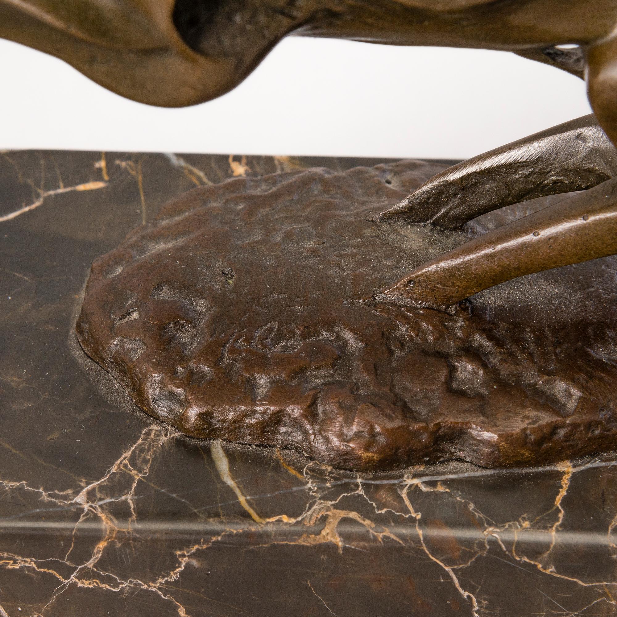 MAX MILO, PATSAS, pronssia, signeerattu.