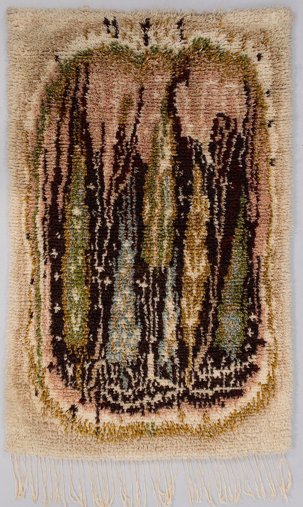 AAPPO HÄRKÖNEN,ryijy. Noin  165x108 cm.