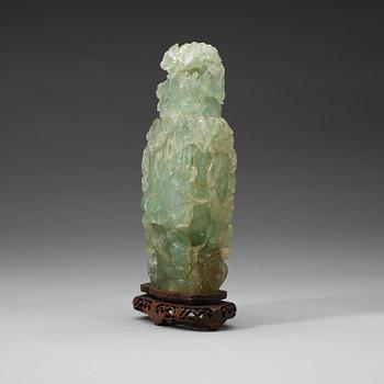 VAS med LOCK, fluorit. Sen Qingdynasti.