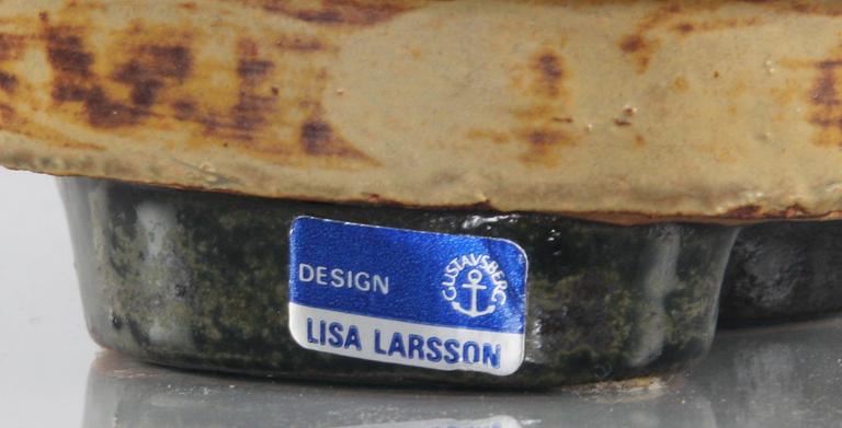 FIGURINER, keramik, 2 st, Lisa Larsson för Gustavsberg.