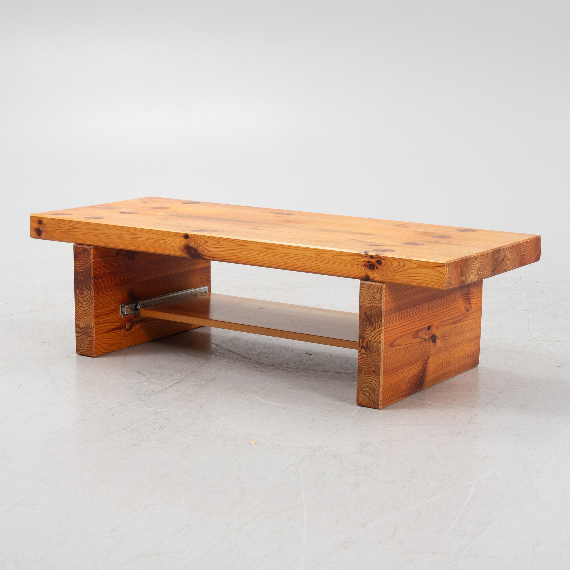 Roland Wilhelmsson, a pinewood bench, 1970s.