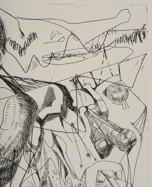 Ernst Iosipovitch Neizvestny, Utan titel ur: "Hommage aux Prix Nobel" (Nobelprismappen).