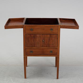 A mahogany lavoir, England, 19th century.