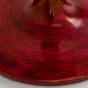 Birger Kaipiainen, kynttilänjalka, kivitavaraa, signeerattu, Kaipiainen Arabia.