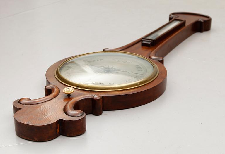 BAROMETER, England, 1800-tal.