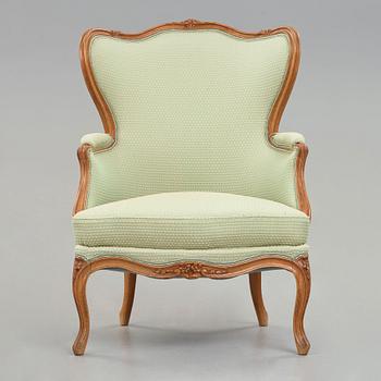 A Louis XV 18th century bergere.