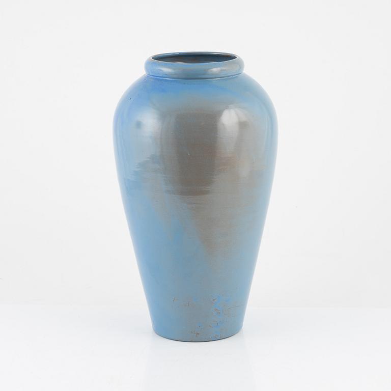 A earthenware floor vase, Nittsjö mid 20th century.