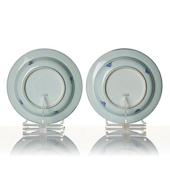 Eleven pieces of porcelain, China, Qing dynasty, Qianlong (1736-95).