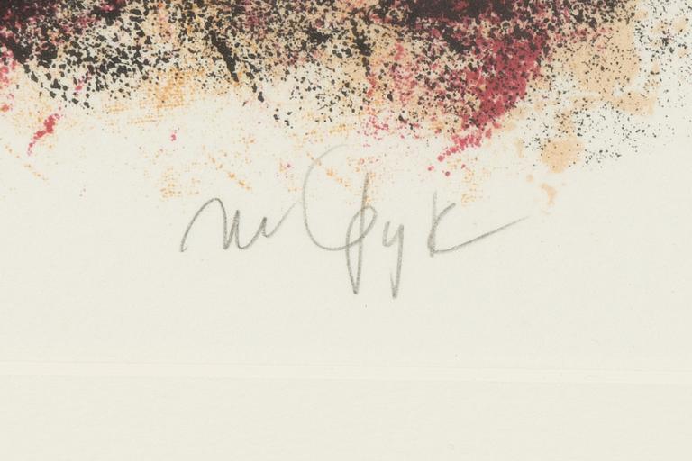Madeleine Pyk, lithograph in colours, signed 95/230.