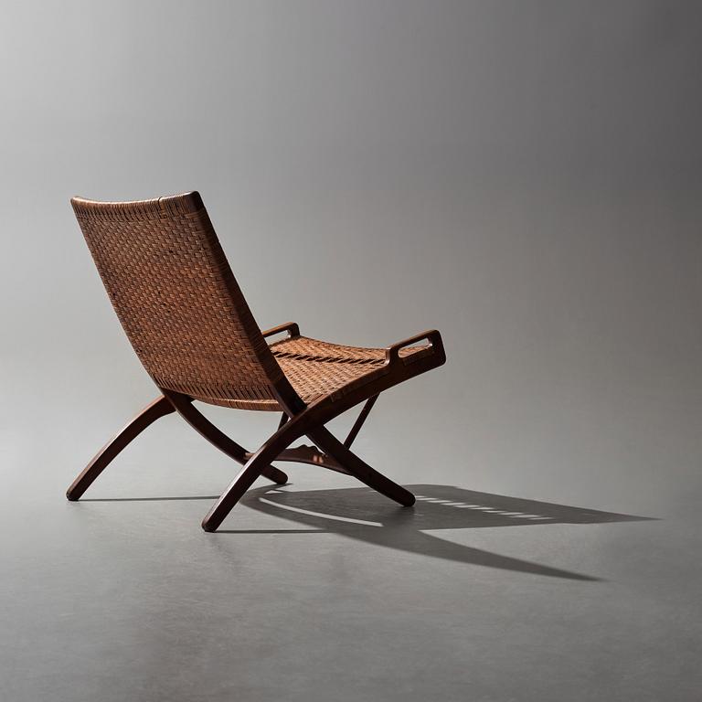 HANS J WEGNER, fällstol, "JH512" Johannes Hansen, Danmark, 1940-50-tal.