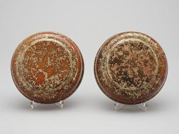 A Hans Hedberg faience lidded jar, Biot, France.