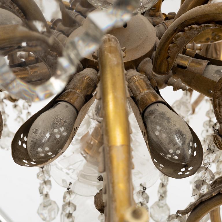 A late 19th Century chandelier.