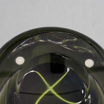 Ingeborg Lundin, vas, glas, Ariel, "Ansikten", Orrefors 1986.