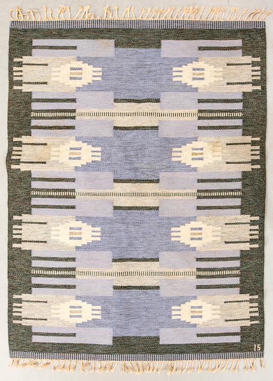 Ingegerd Silow, rölakan rug signed 235x165 cm.