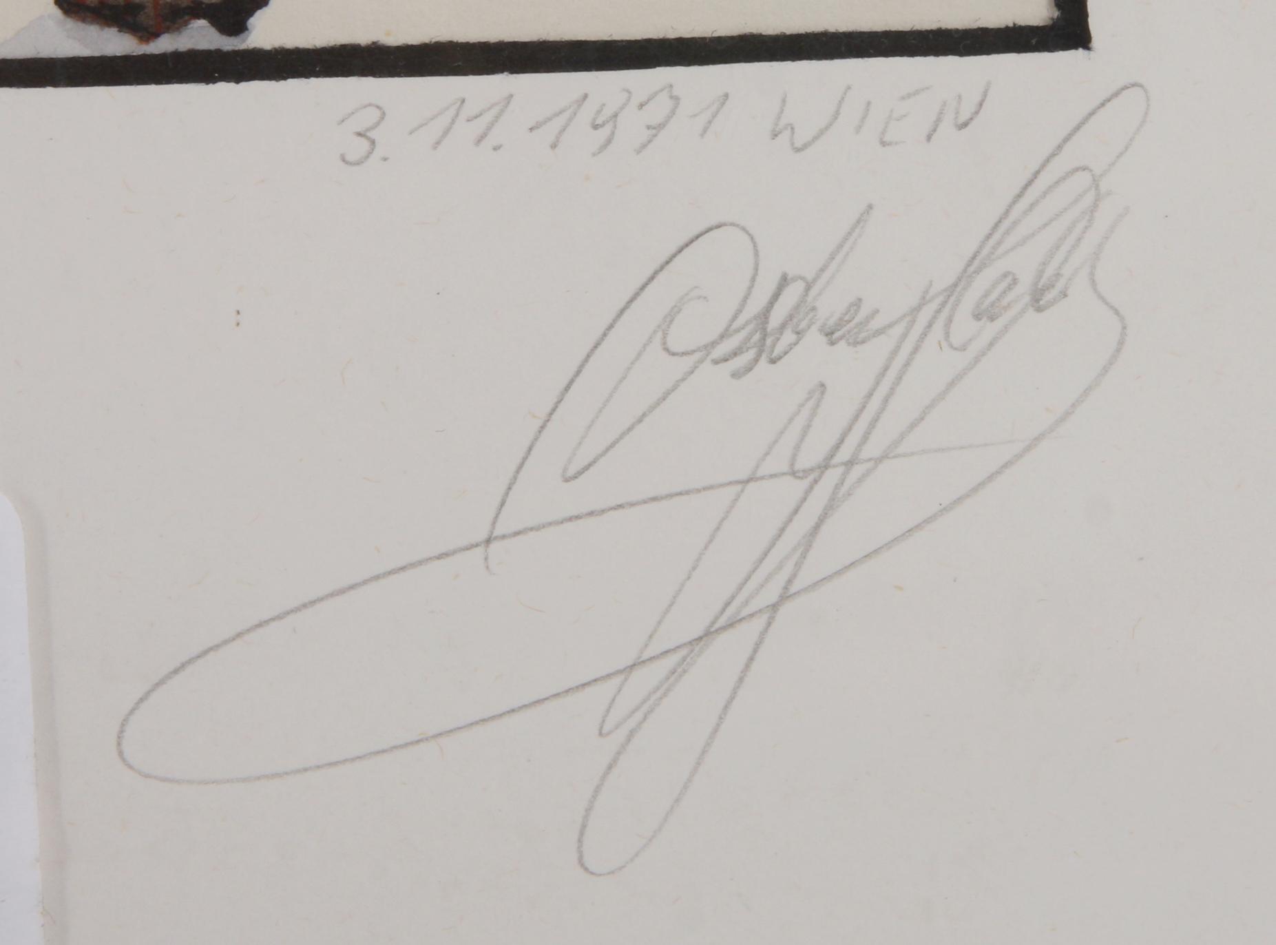 HERBERT OSSBERGER, akvarell, sign o dat 1971.