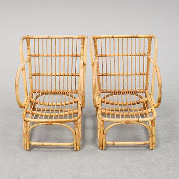A pair of easy chairs, second half of the 20th century.