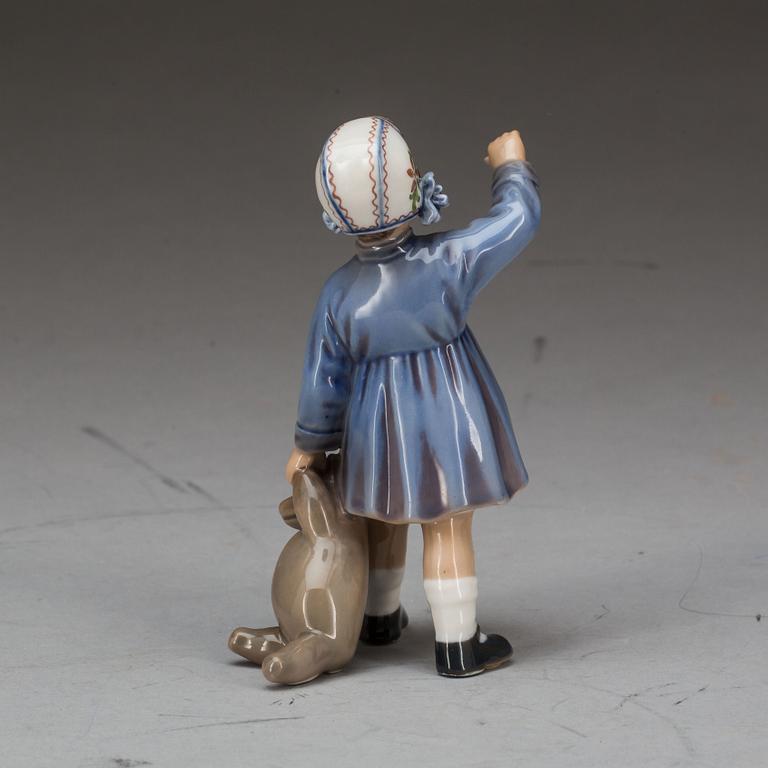 FIGURIN, porslin. Dahl Jensen. Danmark.