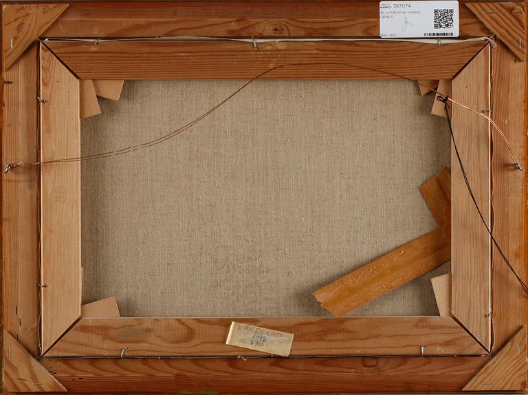 FRANTZ LANDT, olja på duk, signerad och daterad 1958.