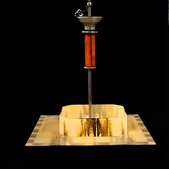 TAKLAMPA, 1900-talet första hälft. Höjd ca 55 cm.